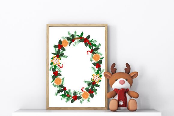 Christmas Oval Frame Festive New Year’s: A Design Asset Review for Real Projects