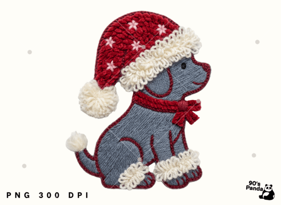 Christmas Poodle Dog Crochet Png Review