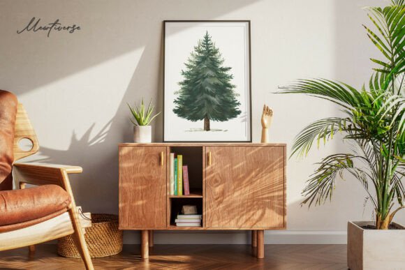 Forest Fir - Christmas Tree Collection: A Holiday Illustration Asset for Content Creators