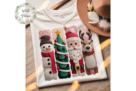Knitted Christmas Characters PNG Clipart Review for Branding