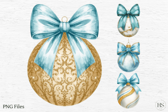 Pastel Christmas Ball Illustration for Modern Web Design