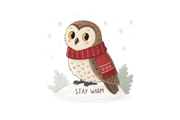 Stay Warm Christmas PNG: A Seasonal Illustration for Content Creators